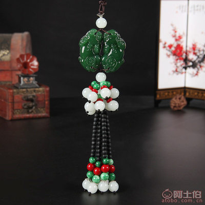 义乌博聚工艺品厂 匠心打造汽车吉祥挂件，貔貅吊饰守护出行平安